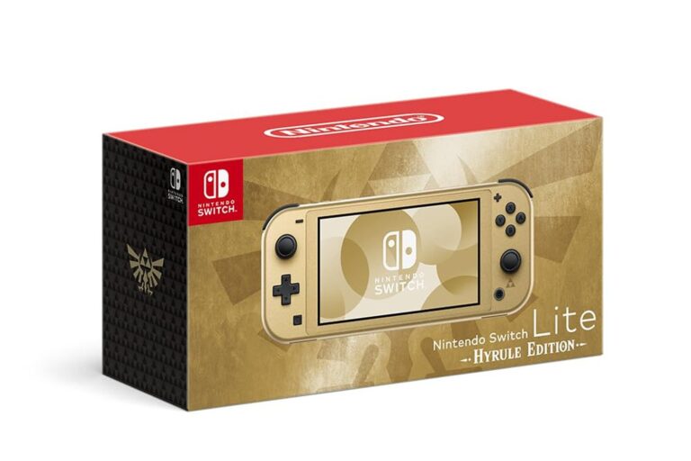 The Hyrule Edition of the Nintendo Switch Lite Is Back In Stock on Amazon at Its Lowest Price for a Christmas Gift