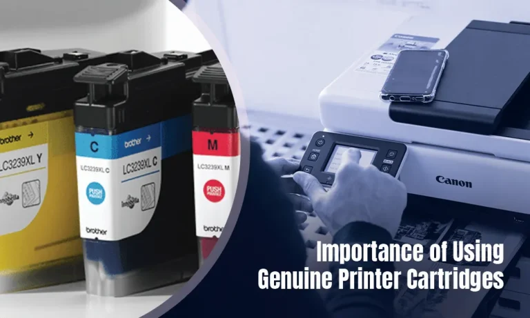 Discussing the Importance of Using Genuine Printer Cartridges and Tips on Printer Maintenance