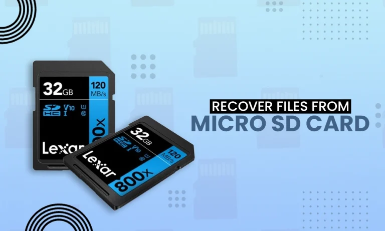 How to Recover Files from Micro SD Card [Full Guide]