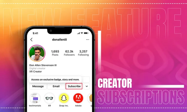 New Features for Creator Subscriptions on Instagram