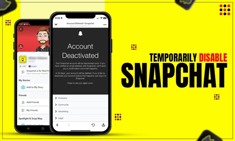 Find Out How to Temporarily Disable Snapchat Account and Again Reactivate it