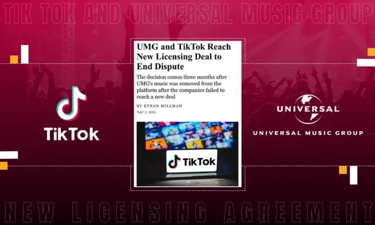 TikTok and Universal Music Group End Their Dispute with New Licensing Agreement